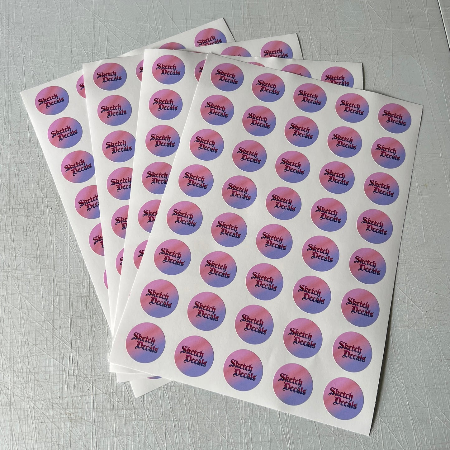 A4 Custom Kiss cut Sticker Sheets