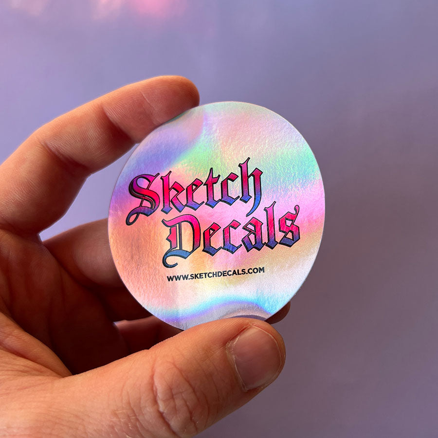 Premium holographic stickers