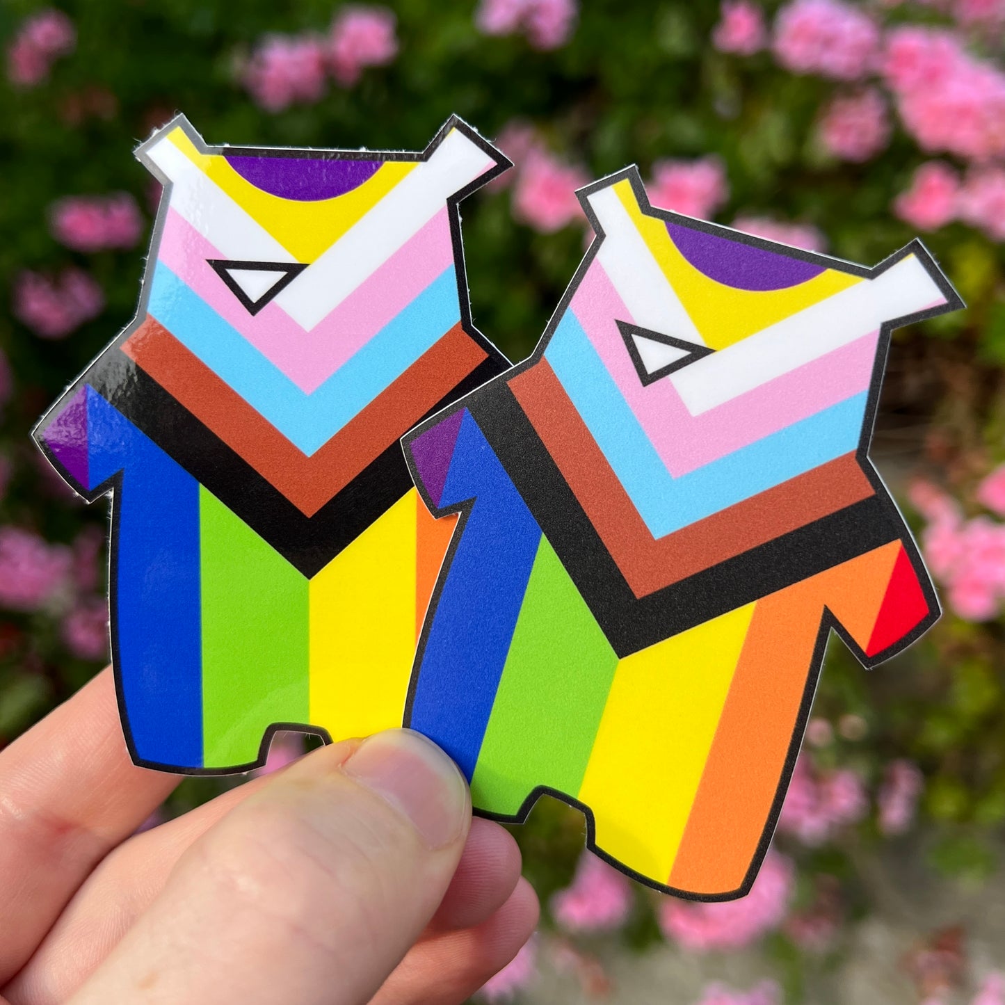 Custom Die Cut Stickers Matte and gloss laminated