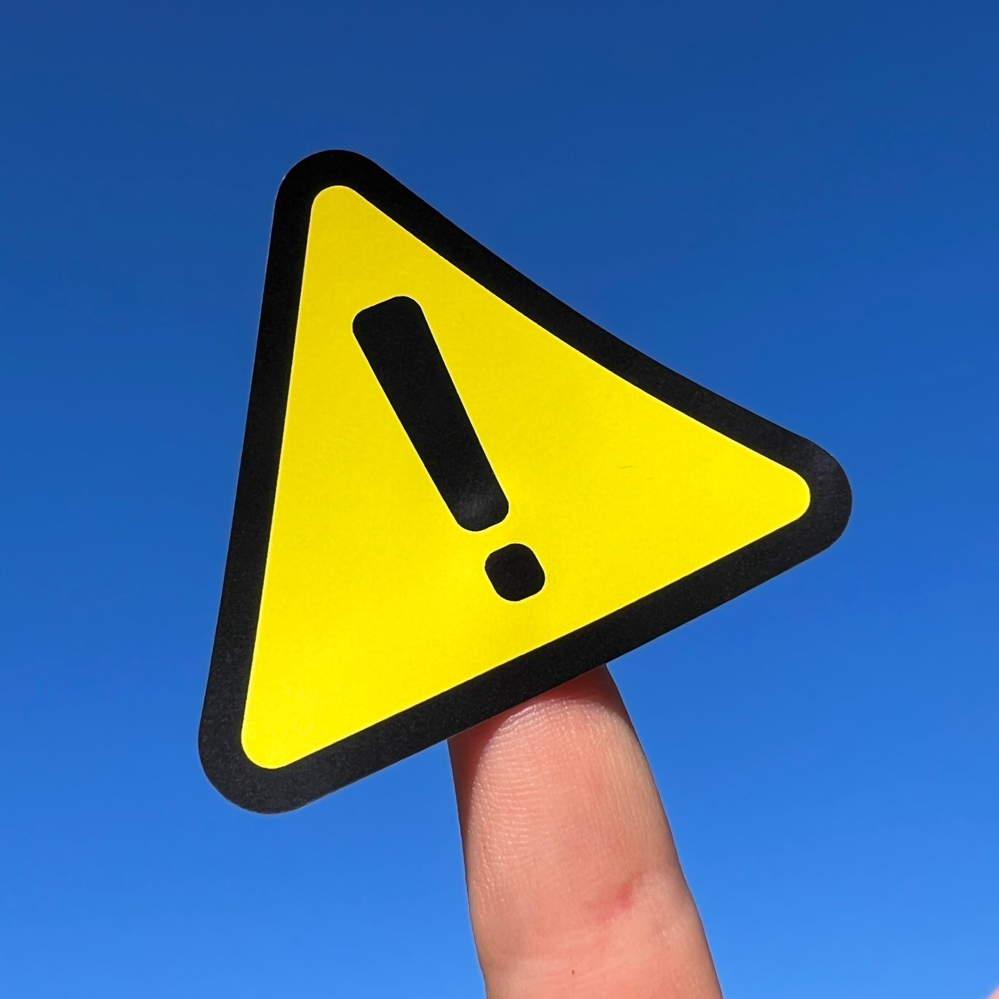 Premium Warning Stickers - custom printed stickers