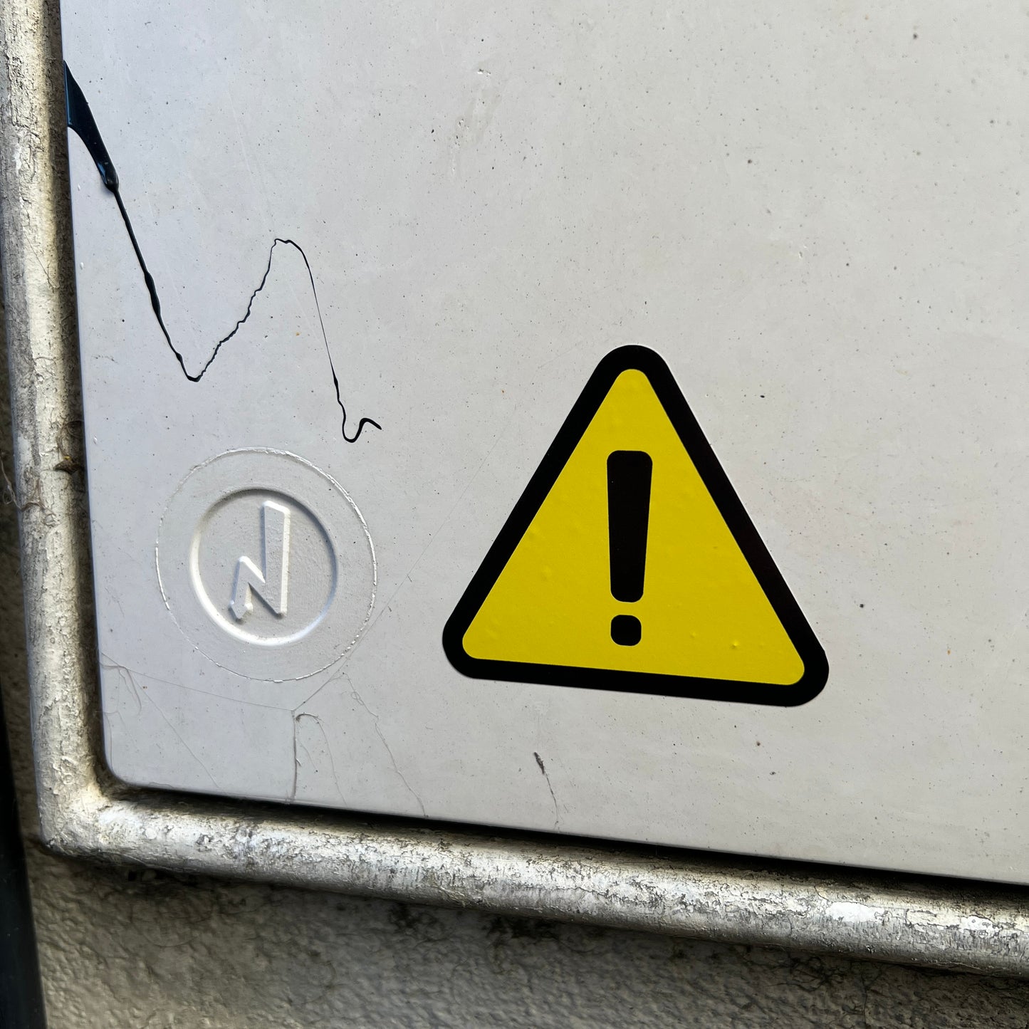 Premium Warning sticker - custom Designed sticker