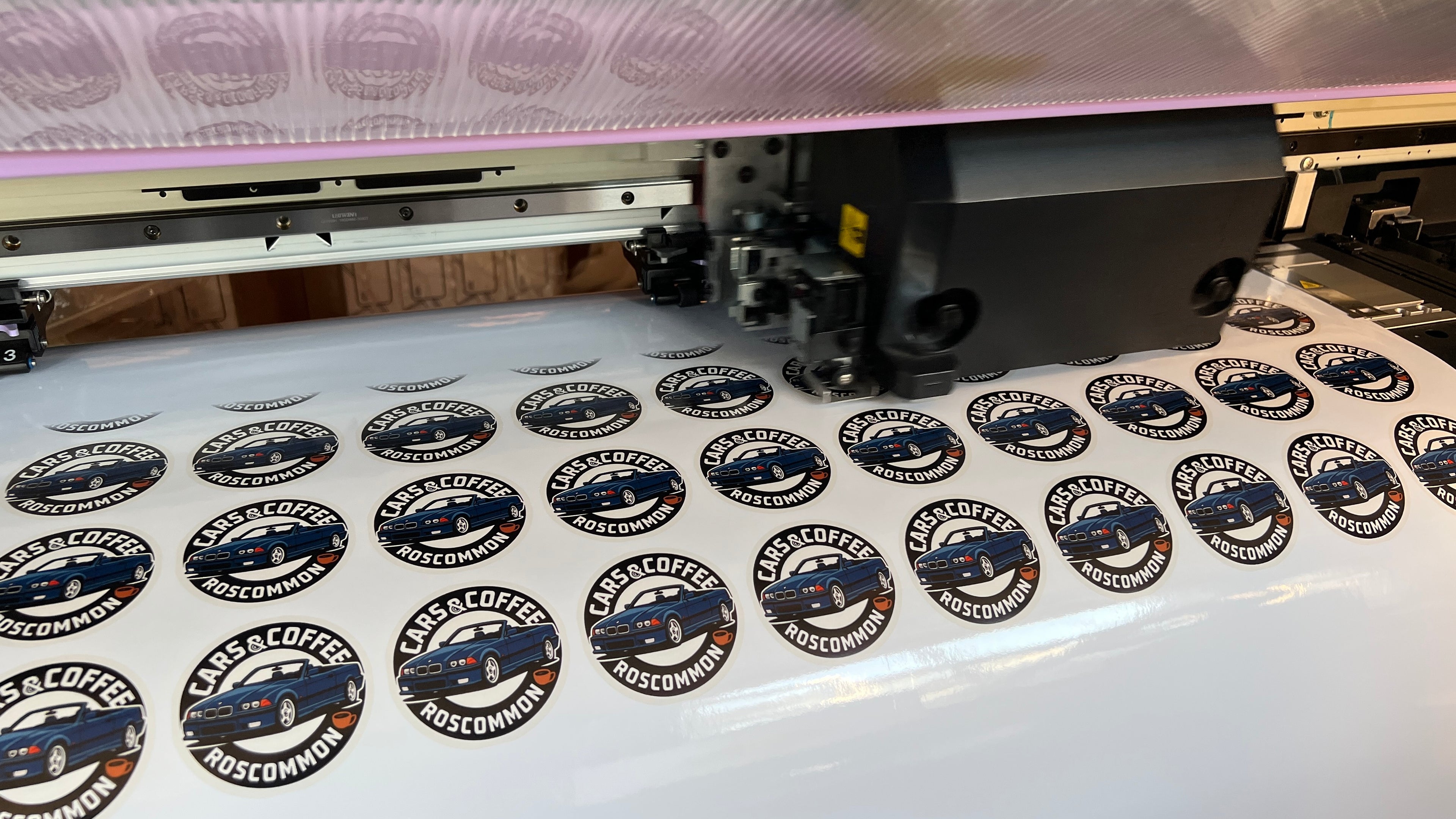 Custom Die-Cut round stickers