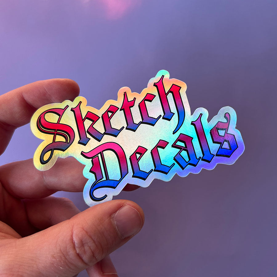 Premium holographic stickers