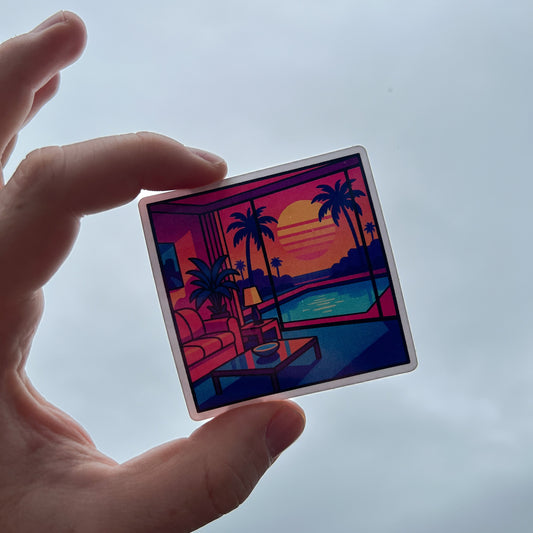 Square Cut Custom Slap Stickers