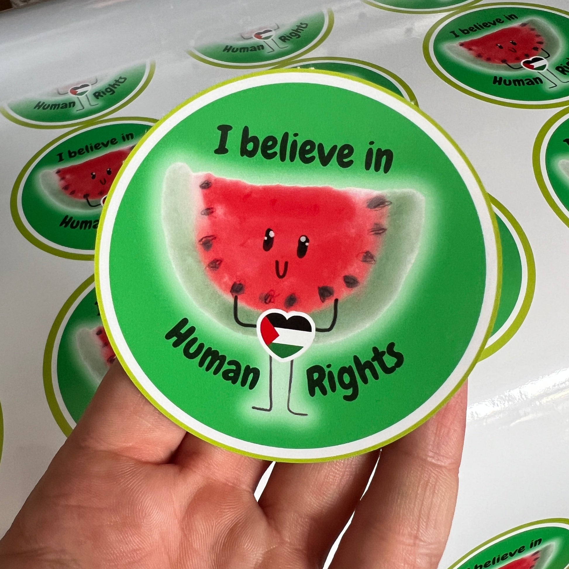 Custom Round Cut Premium Sticker